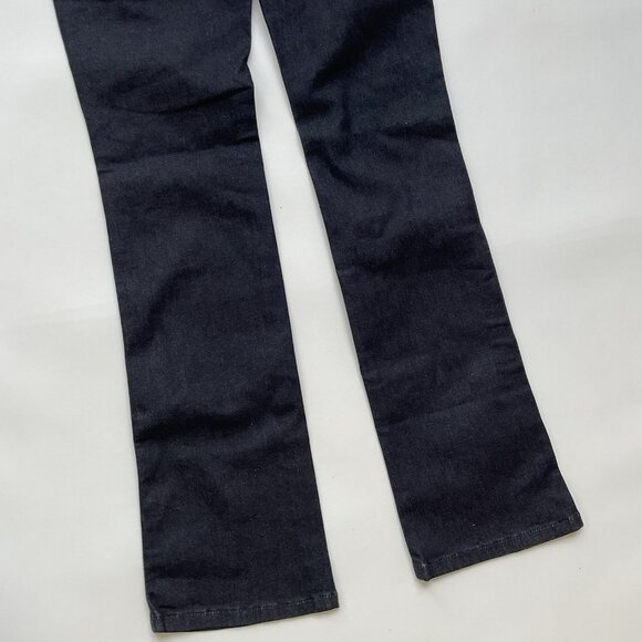Guess Women’s Curve X Mid Rise Boot Cut Jeans In Dark Indigo Denim Size 27 - Picture 10 of 14